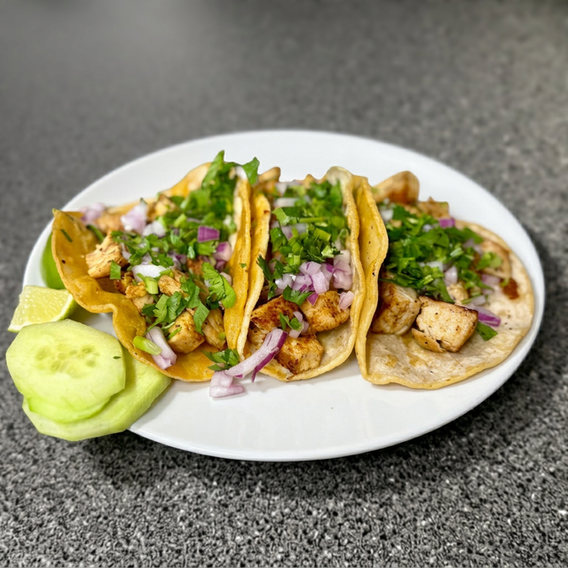 Tacos Chicken / Pollo.